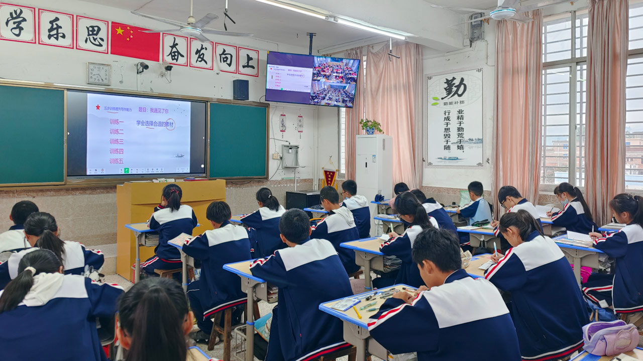 “5G+專遞課堂”，促進教育幫扶提質